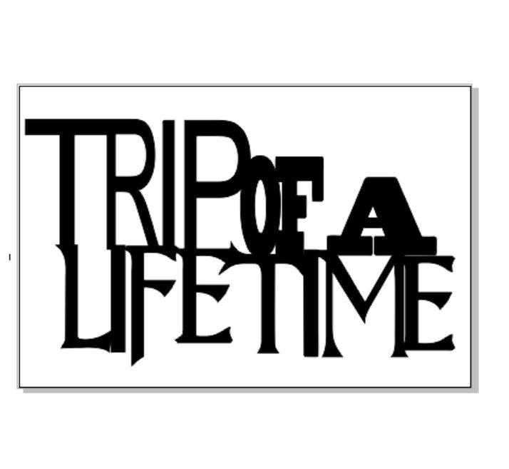 Trip of a life time 100 x 120 sold in 3\'s